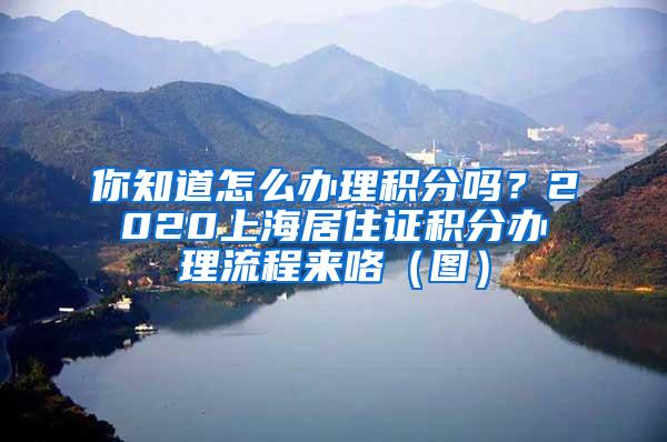 你知道怎么办理积分吗？2020上海居住证积分办理流程来咯（图）