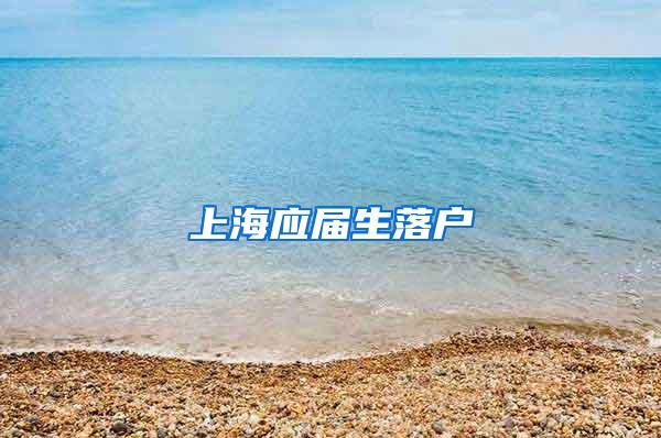 上海应届生落户